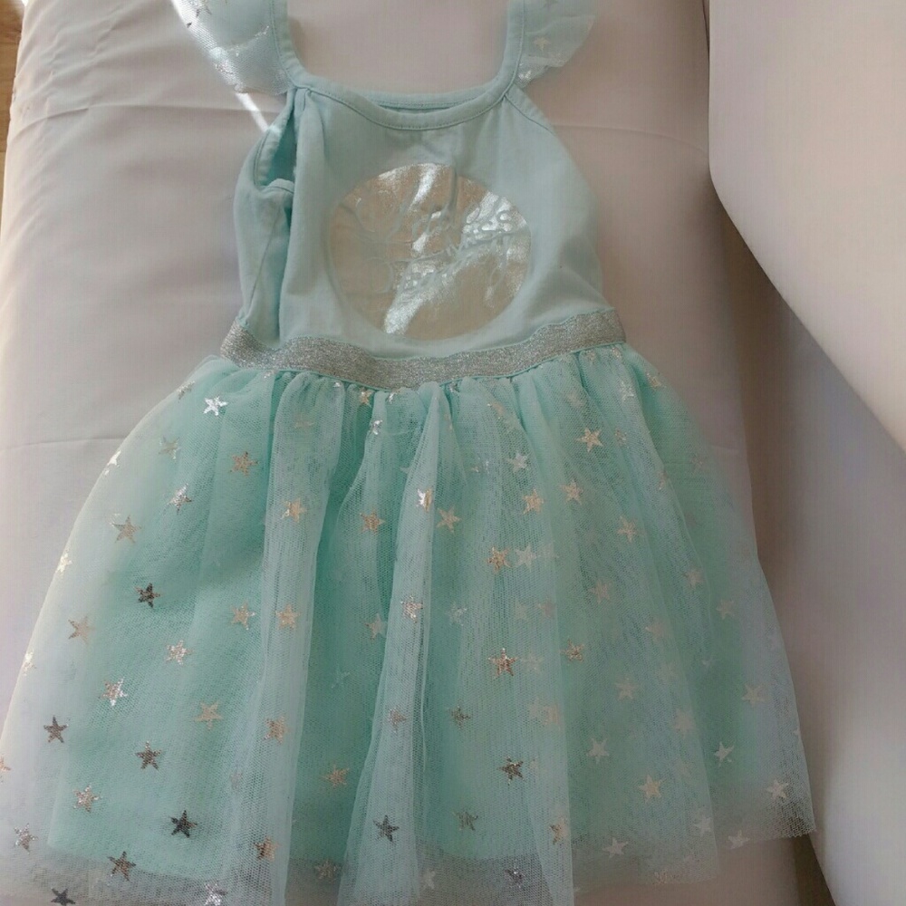 Children's Place Little Miss Fancy Mint Dress